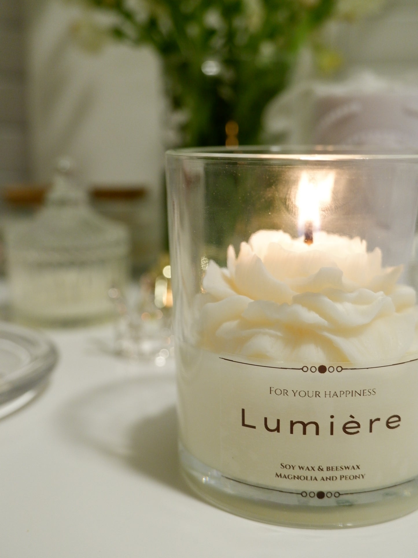 Peony Candle